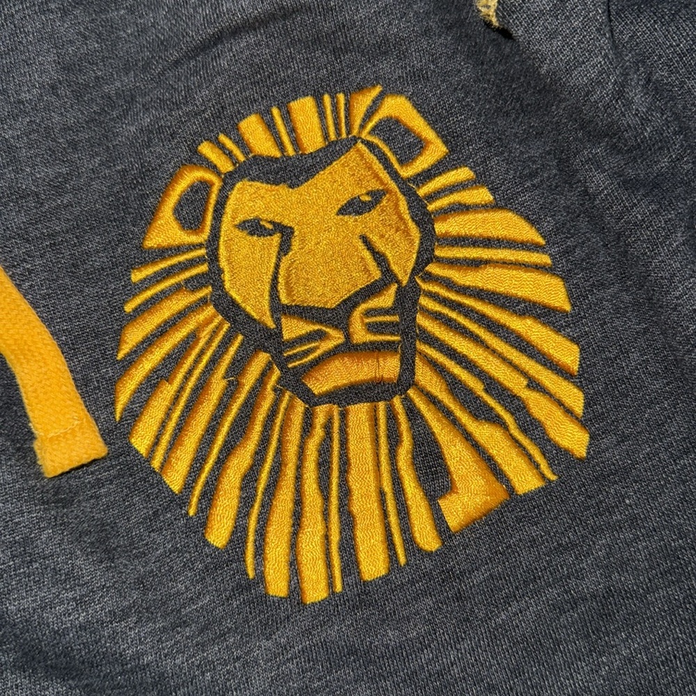 Disney The Lion King Zip Up Hoodie, size XL.